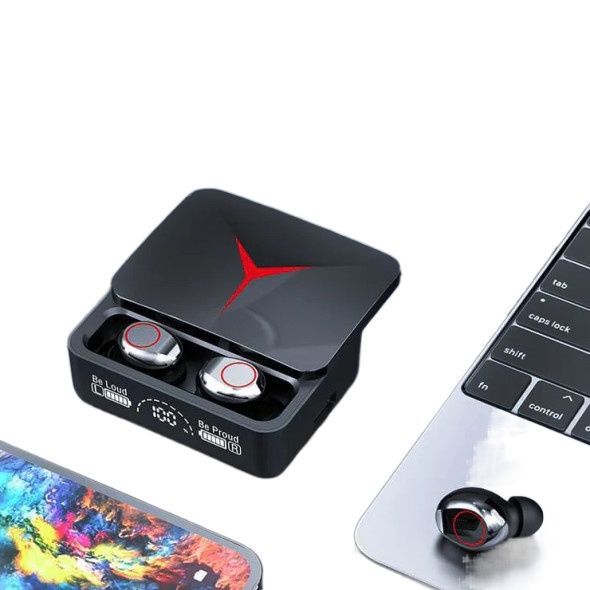 M90 Pro TWS Earbuds with Charging Case Game  New  M90 Pro TWS Earbuds with Charging Case Game Function Touch Sensor Voice Assistant - Bluetooth Headphone Earphone Function Touch Sensor Voice Assistant - Bluetooth Headphone Earphone