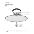 Durable Universal Pot Handle Stainless Steel Anti-scalding Lid Knobs Cap Rust-proof Replacement Handgrip Cookware Lid Handle Kitchen Accessories. 
