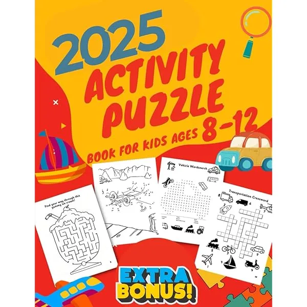 Ultimate Activity Puzzle Book for Kids Ages 8-12 Years: Mazes, Word ...