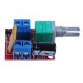 (VDZI) 2X Mini DC Motor PWM Speed Controller 3V 6V 12V 24V 35VDC 90W 5a DC Motor Speed Control Switch LED Dimmer. 