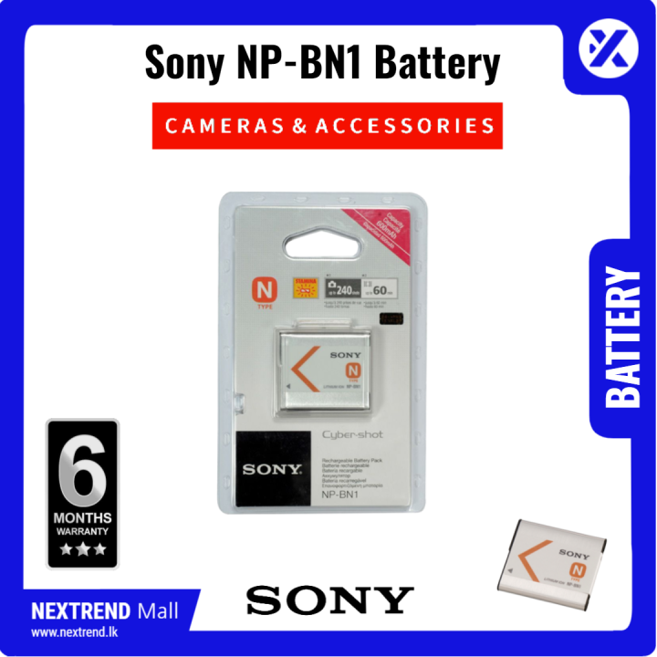 OEM Son-y NP-BN1 600mAH 3.6V N Type Rechargeable High Capacity Battery Pack Info-Lithium Li-ion - BN1 BN 1  Camera Video Photo Outdoor Replacement