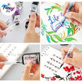 Water Brush Pen Set  Round Nib  3 Pcs Set  Fine/Medium/Broad  Self Moistening. 