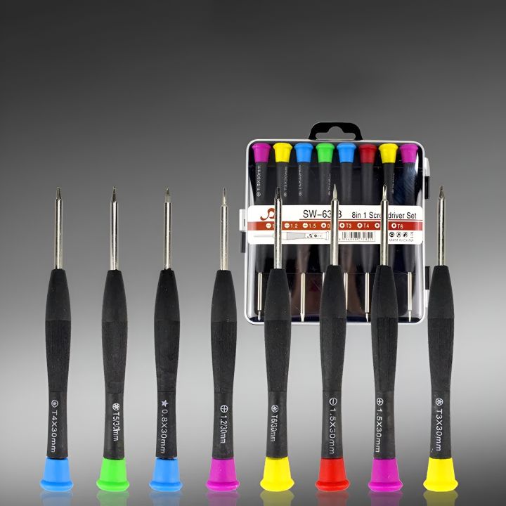 8-in-1 Precision Screwdriver Set – Multi Purpose Tool Kit for Mobile ...