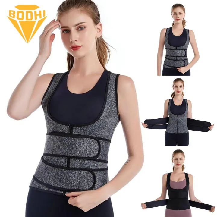 High Elasticity Fabric Waistband Seamless Tummy Control Waist Trainer for Women Slimming Fat Burning Shapewear with Adjustable Belt Heat Dissipation Fitness Corset Adjustable Sports Waistband