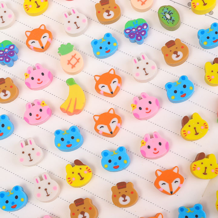 50pcs/box%20Pencil%20Eraser%20Rubber%20Kawaii%20Animal%20Fruits%20Erasers%20Student%20Gift%20Stationery%20For%20Kids%20-%20Image%208