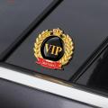 Car Rear Sticker Wear-resistant 3D VIP Rear Front Bumper Metal Badge. 