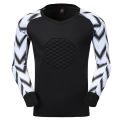 Men Kids Rugby Soccer Goalkeeper Jerseys Football Goalie Jersey Shirts Goal Keeper Sport Kit Chest Elbow Protector Custom Print. 