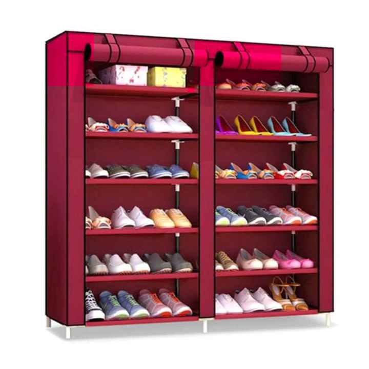 12 Layer Double Door Shoe Rack