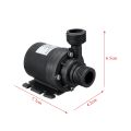 【ThinkWay】Home Portable DC 12V/24V 750L/H Mini Water Pump Ultra-Quiet Brushless Motor Submersible Water Pump 5.5M for Cooling System Fountains Heater. 