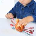 Baby Pull String Toys Pull String Activity Toys Coordination Educational Development cartoon Pull String Learning Ropes for Travel Home Outdoor. 