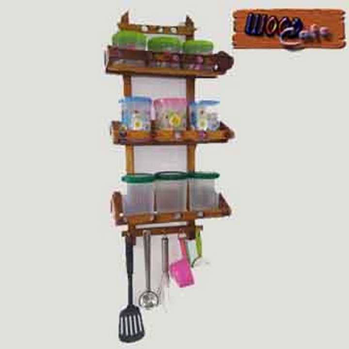 Spice/herbs Rack Wooden Wall Mount kitchen organizer and storage Containers items shelf accessories