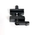 Double Lock Mounting Plate Clamp Quick Release Plate Clamp Adjustable Knob Adapter for Arca Swiss Tripod Ball Head QJ-06. 