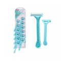 Women Razor Hair Removing Twin Blade Stainless Steel - Pack of 12. 