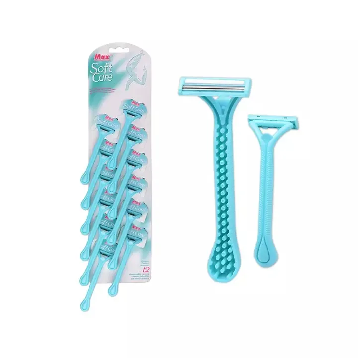 Women%20Razor%20Hair%20Removing%20Twin%20Blade%20Stainless%20Steel%20-%20Pack%20of%2012%20-%20Image%204