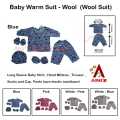 Baby Warm Suit -  Flannel    (Flannel Suit)  Blue colour. 