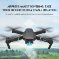 Drone E88 E88 WiFi FPV Drone With Dual 4K HD Camera And Wide-Angle Live Video Drone Mini E88. 