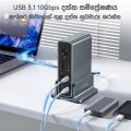 ACASIS 15-in-1 USB C Desktop Docking Station for USB-C Laptop, 4K HDMI Display, DP 4K/60 HZ, 2*USB3.1 10GBPS, SD/TF, Audio, RJ45 for Mac&Windows, DS-7A15. 