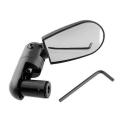 Mountain Bnew Accessories, Outdoor Bicycle Adjustable Rearview Mirror Handlebar Rear View Mirrors Plane Mirror Black. 
