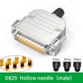 Mini Metal Db15 Male Female Db25 Pin Plug 25p Connector 15 Pin Servo Drive Plc. 