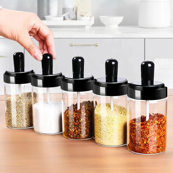 15%20pcs%20Seasoning%20Bottle%20Glass%20Condiment%20Storage%20Containers%20Condiment%20Pot%20Spice%20jar%20with%20Spoon%20-%20Image%206