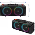 BTS 1709 party box speaker oudoor karoake speaker with wireless mic. 