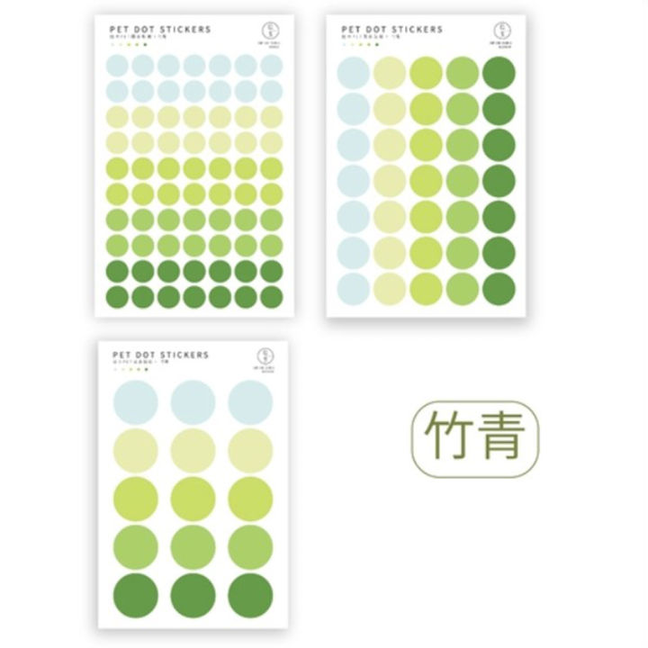 【Exclusive Offer】Kawaii 3 Pcs/set Colorful Dot Round Stationery Stickers Albums Decoration Sealing Labels DIY Diary Hand Account Stickers