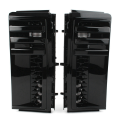 Black Car Mesh Side Vent Grille Trim for Range L322 2003-2012 Replacement Parts Accessories. 