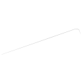 10 Pieces 6 Inches Curved Beading Needle Stainless Bead Spinner Needle String Bead Needle for Spin and String Bead. 