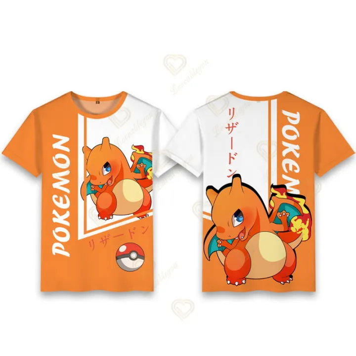 Japan%20Anime%20Pokemon%20Pikachu%20Children's%20Print%20Cartoon%20Fashion%20T-shirt%20Children's%20Clothing%20Boys%20and%20Girls%20Gifts%20Birthday%20Clothing%20-%20Image%205