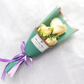 Red Soap rose bouquet Beautiful Small Artificial flowers Hand holding flower for Home decoration Party guests gift Valentine's Day gift Wedding decoration Valentine's Day. 