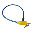 Universal Metal Cycling Safety Lock Anti-Theft Bicycle Lock With 2 Keys. 