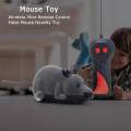 Wireless Plush Mouse Funny Pet Cat Remote Control Fake Simulation Electronic Mice Interactive Mechanical Motion Rat Toy. 