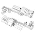 Car turbo whistle Akozon modification tail throat exhaust pipe TC-L aluminum alloy. 