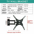TV Wall Mount Bracket 32-55 Inch LED LCD Full Motion TV Bracket Wall Mount Fully Adjustable Rotatable Stand 32 40 42 43 50 55 inch. 