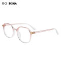 OQ BOGA 7 Colors Unisex Anti Blue Light Radiation Computer Glasses Women Men Eye Protection Fashion Plastic Polygon Frame Eyewear. 