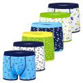 6Pcs/lot teenager kids boys underwear baby boxer briefs soft organic cotton children panties for boy for 2-10years underpants. 