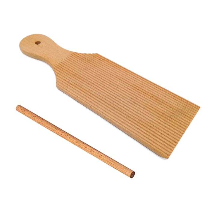 Noodles Wooden Butter Table and Popsicles Easily Make Homemade Pasta