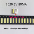 【UrbanNomad】100 pz/lotto Lextar SMD LED 7020 6 V 0.5 W 50LM Bianco Freddo Per La TV Retroilluminazione. 