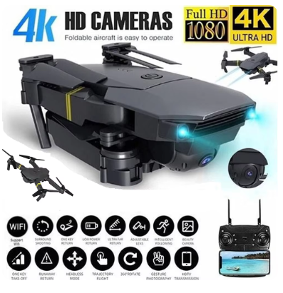 Drone 998 PRO 4K 1080P with RC Quadcopter Camera, Drones with 1 Battery, 19 Minutes Flight, FPV, One Button Take Off and Landing and 360° Drone
