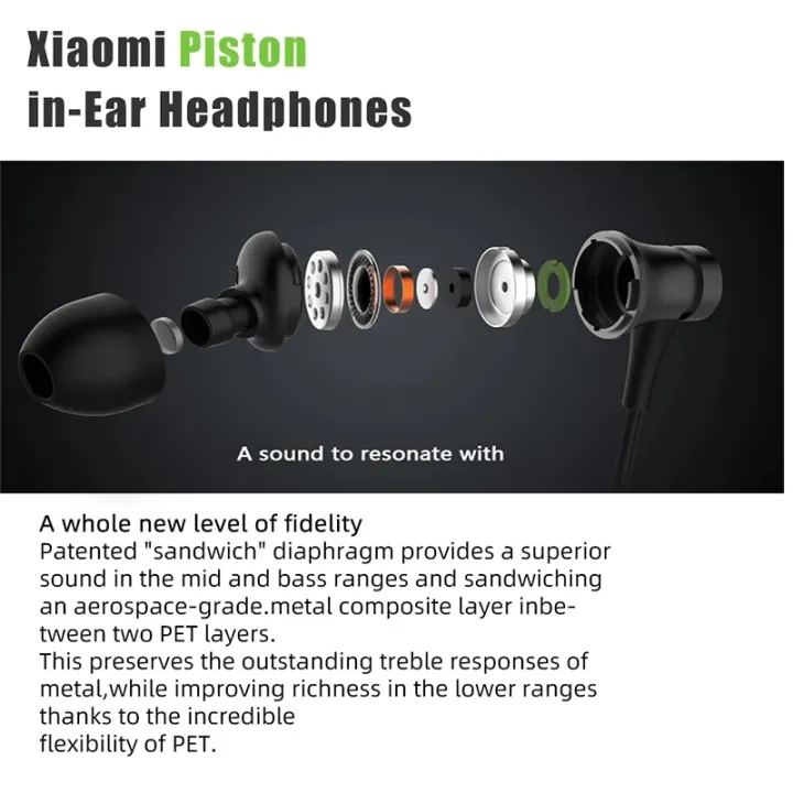 Xiaomi%20Piston%203%20Earphone%20Type-C%20Version%20In-Ear%20Earphones%20Headphones%20Wire%20Control%20With%20Mic%20Fresh%20Edition%20Mi%206/8%20Earphones%20-%20Image%204