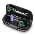HXSJ B-T 5.0 Ear-Phone Mini In-Ear Waterproof Sports Ear-Phone Stereo Earbuds With Charging C-Ase White. 