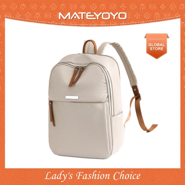 MATEYOYO Women Backpack Korean School Backpacks Fashionable Ladies Backpack Casual Simple Student Bags Laptop Backpacks Lightweight Anti-theft Backpacks