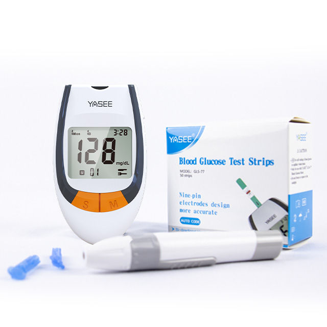 Ce Iso Approved Digital Glucometer Blood Glucose Meter Test Strips