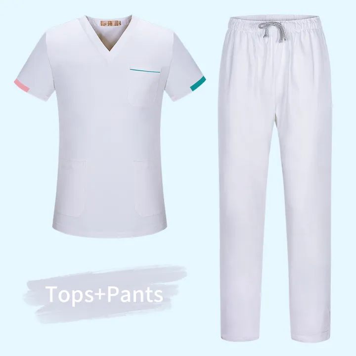 V%20Neck%20Nurse%20Work%20Suits%20Scrub%20Uniform%20Operating%20Room%20Doctor%20Workwear%20Scrubs%20Set%20Top%20Pant%20Solid%20Color%20Nursing%20Uniforms%20Women%20Men%20-%20Image%207