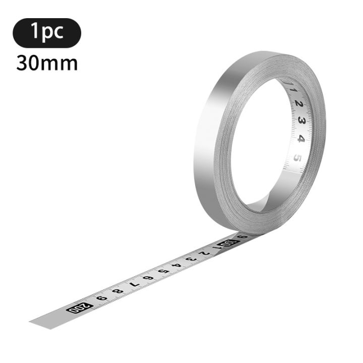 【EleganceEssence】Stainless Steel Ruler Adhesive Metric Scale with ...