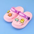 Baby Sandals Boys and Girls1To4Children's Closed-Toe Slippers Non-Slip Soft Bottom Wet Proof Cute Cartoon Hole Shoes. 