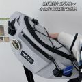 ins New Hong Kong Style Chest Bag Men's Business Shirt Trendy All-Match Casual Messenger Bag Japanese Large Capacity Sports Waist Bag for Women. 