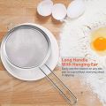 1PCS Stainless Steel Flour Strainer Colander Screen Mesh Handheld Strainer Tea Strainer Mesh Flour Oil Strainer Kitchen Tools. 