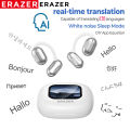 [AI Translator Earphones] Erazer XP2 Bluetooth 5.4 Touch Color Screen OWS Wireless Headphones Alarm clock Control Call Sports. 