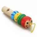 1Pc Infant Whistling Toy Wooden Random Color Toys Cartoon Animal Whistle Educational Music Instrument Toy for Baby Kids Children. 